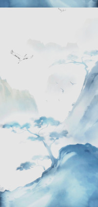 水墨仙山