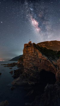 星空下的相遇