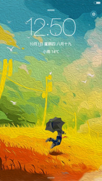 童年时光里（油画风+褶皱风）