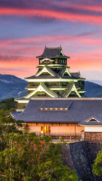 Tower Building Under The Beautiful Sunset