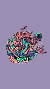 Illustration of cool sneakers