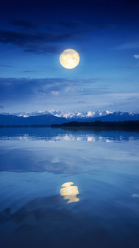 The moon is round
