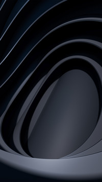 Black curved surface lines