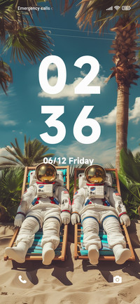 Beach astronaut