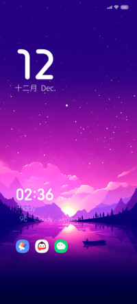 霞舟夜泊