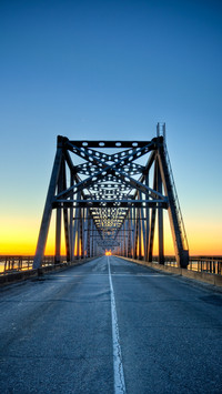 Unique Bridge Design, Airy and Elegant in Dusk Light