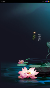 莲叶何田田