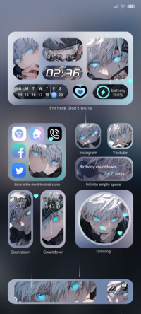 White haired boy