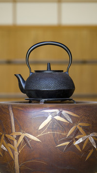 Japanese iron pot