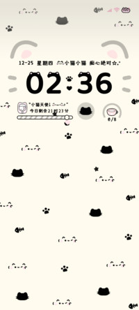 多图 简约小黑猫