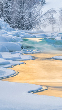 Cold air sweeps across the country