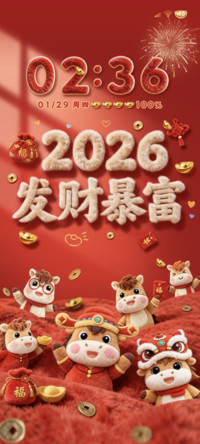 2026暴富 诸事皆顺