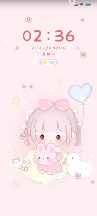 粉色少女