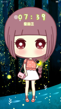 小琢之萤火虫的夏天（动态锁屏+动态主屏+自由桌面）