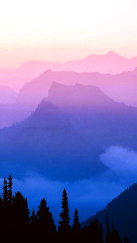 California mountains sky gradient 1080x1920
