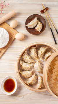 手工蒸饺