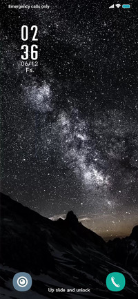 Vast sky