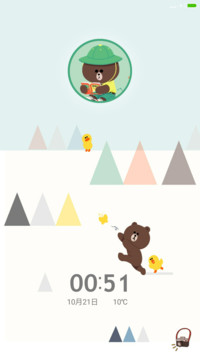 line friends 布朗熊