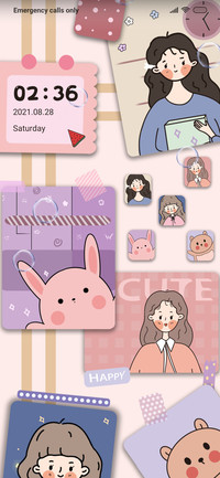 Sticker girl