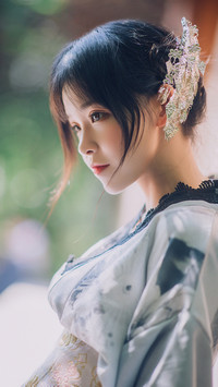 清新自然美女-锐景创意