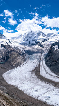 Glaciers in the alps