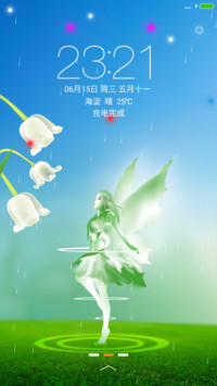 铃兰精灵【动态雨点+音乐锁屏】