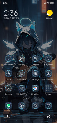 Cyber Rainy Night