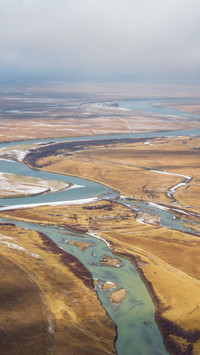 Winter Snow Scenery at the Source of the Yellow River