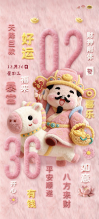 毛绒景深 财神暴富