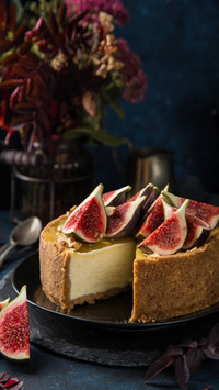 A Plate of Cakes With Figs