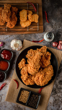 Crispy fried chicken plate 39