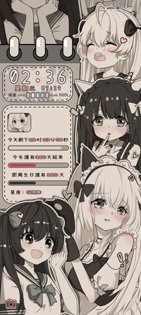 复古漫画萝莉自定义