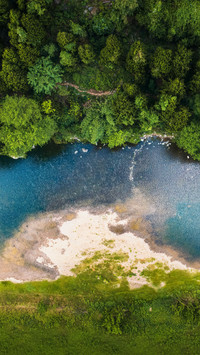 Overlooking the river and the woods 2