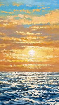 Healing oil painting
