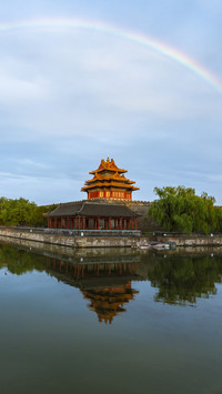 When the Forbidden City meets rainbow 01