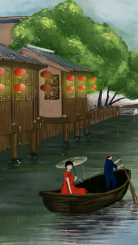 烟雨江南