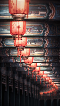 Colorful palace lantern art 07