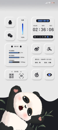 原子拟态熊猫崽