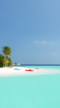 Water Villas on the Perfect Tropical Island in Maldives