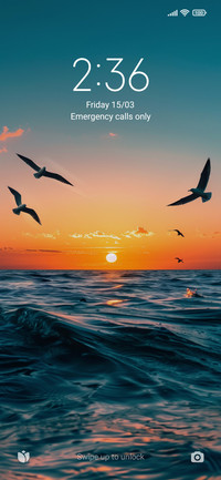 Calm sea