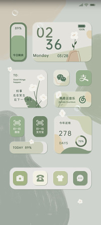 春日可期 莫兰迪绿