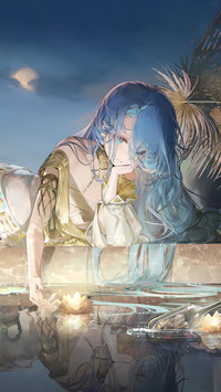 光影绘就少女灵韵