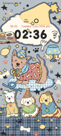 Retro Doodle Paws