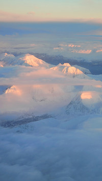 Clouds and mist in the no mans land