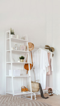 Small apartments can also have a dressing room