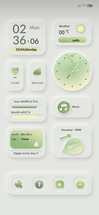 Cream green