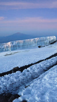 Glacier hiking in kilimanjaro national park