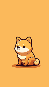 Q版小柴犬-拍信图库