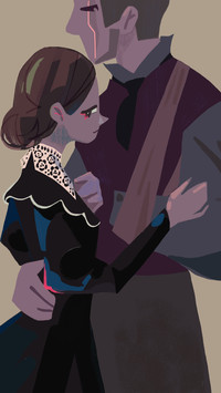 Cartoon anime illustrations