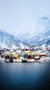 Norwegian Colorful Harbor